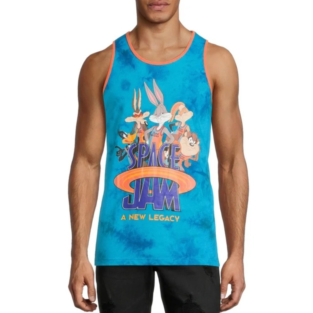 < Space Jam Tie Dye Tank Top >